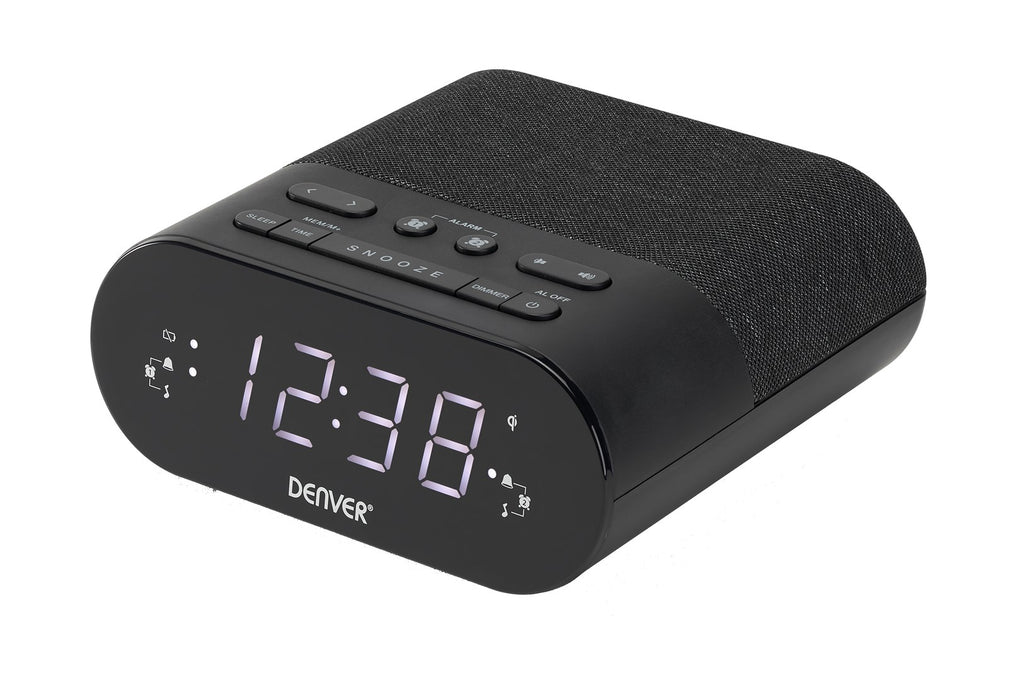Denver CRQ-107 Digital Alarm Clock Black
