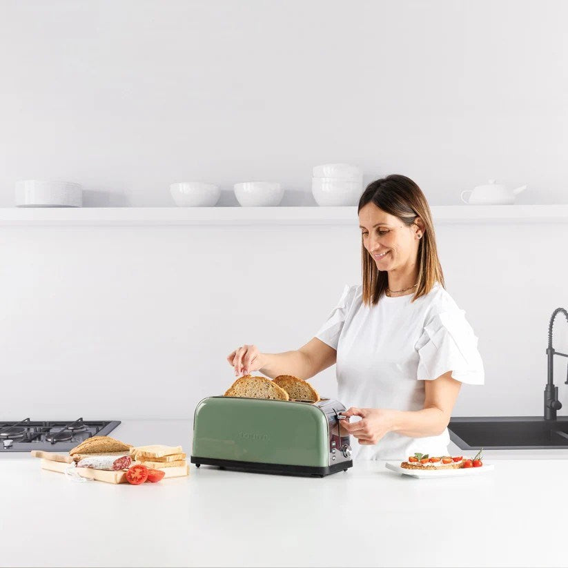 Taurus Vintage Olive-Coloured Toaster  1500 W