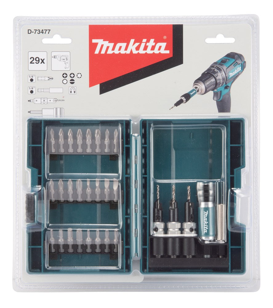 MAKITA Screwdriver Bit Set 29 Pieces 480 g D-73477