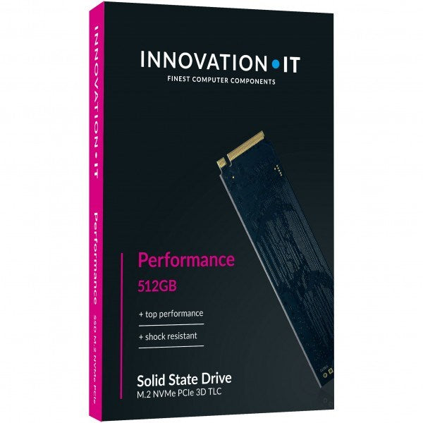 Innovation IT M.2 512GB Performance NVMe PCIe 3.0 x 4 Bulk (00-512111S)