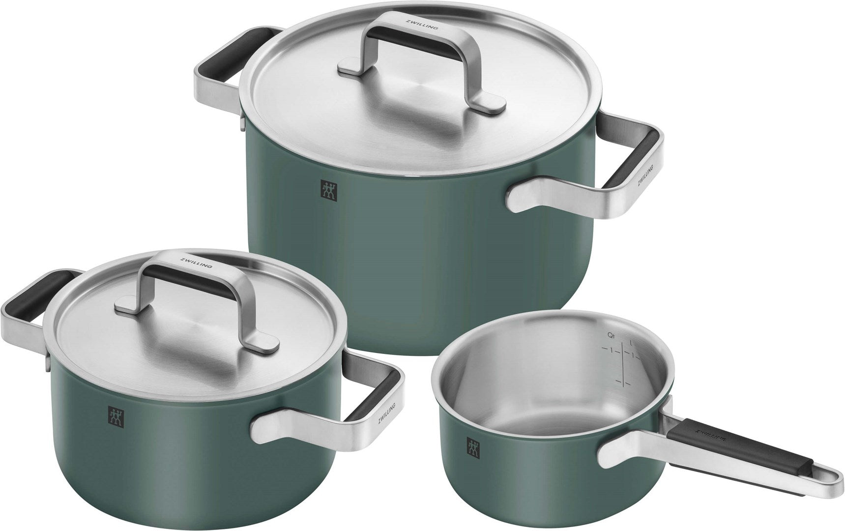ZWILLING PURE 3-Piece Cookware Set Green