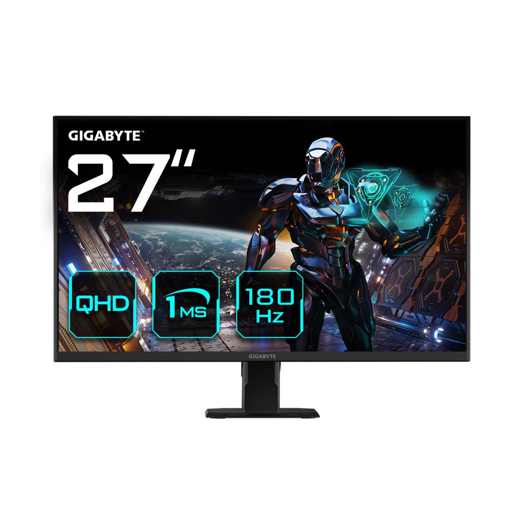 Gigabyte GS27QA 27 inch Quad HD LCD Monitor 2560 x 1440 Black