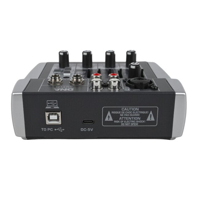 DNA QMX402 Analog Mixer Bluetooth Rechargeable Battery