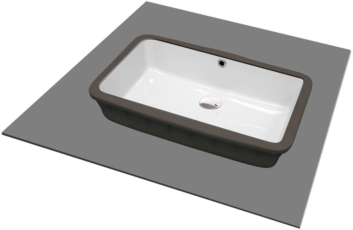 Deante Temisto Undercounter Ceramic Washbasin 50x30 cm - White
