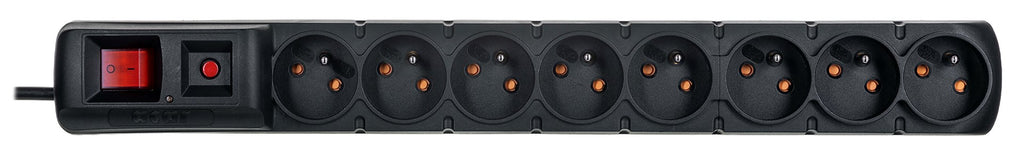 ACAR S8 Power Extension 1.5 m 8 AC Outlets Indoor Black