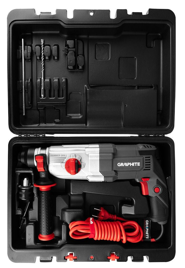 Graphite 58G539 Rotary Hammer 900W SDS+ 3.4J