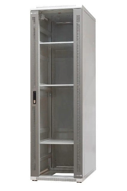 EMITER Free-standing Frame Cabinet 42U 600x1000x1980 mm Grey EM/SH05D-6042