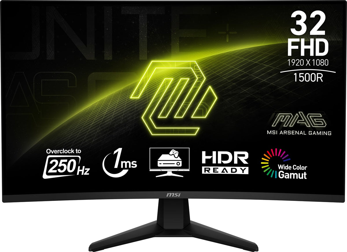 MSI MAG 32C6X Monitor 31.5" FHD 250Hz