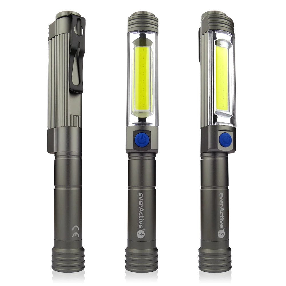 everActive WL-600R Rechargeable LED Workshop Flashlight 550 Lumens