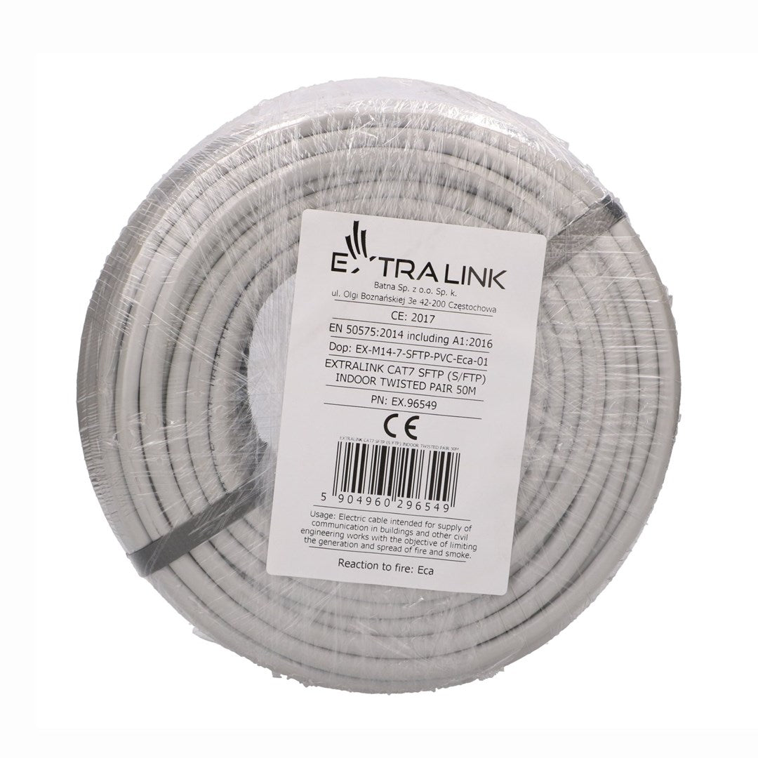 Extralink Network Cable CAT7 SFTP 50 m EX.96549
