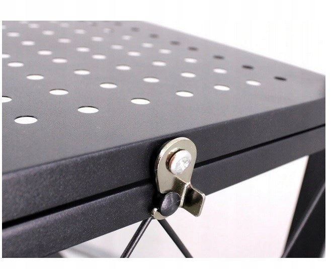 FS005 Foldable Warehouse Shelf Black 5 Shelves