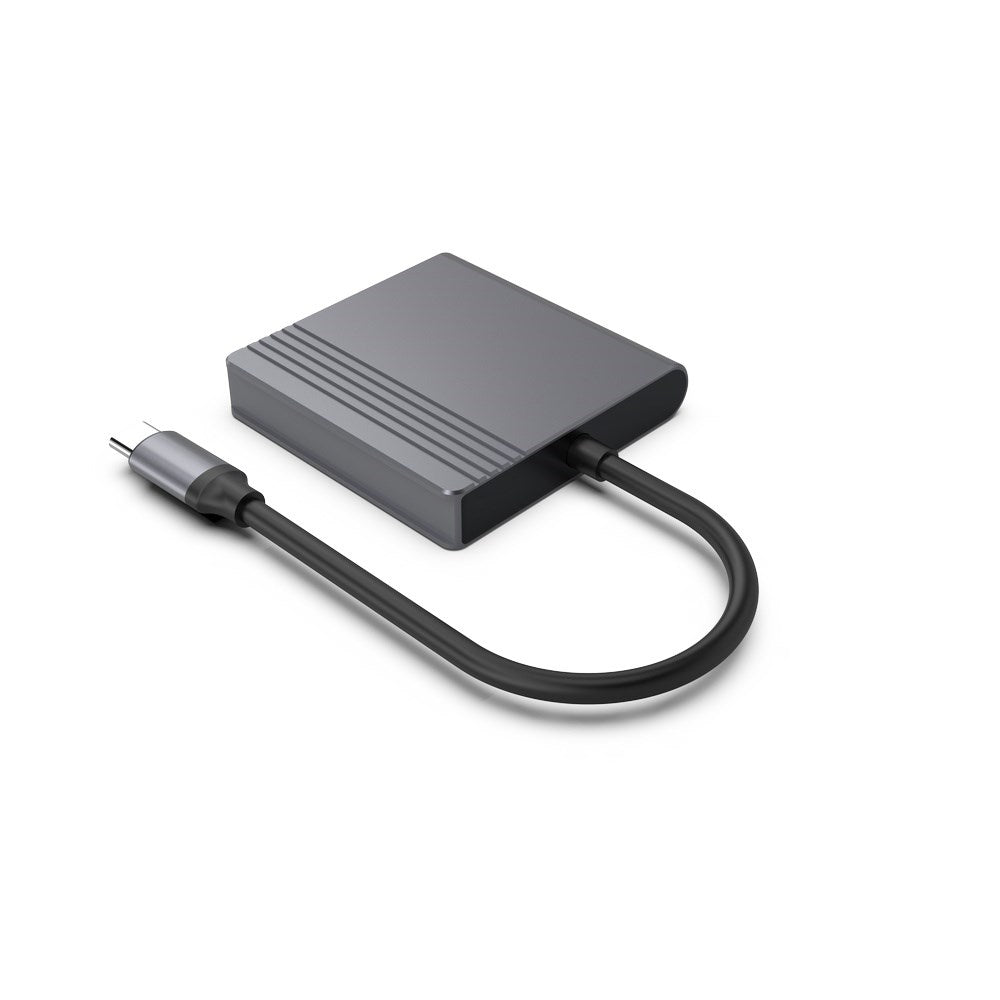 Gembird A-CM-HDMIFDPF-01 USB-C to HDMI + DP Adapter 4K 60Hz Black