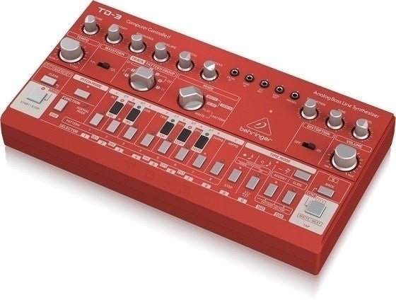 Behringer TD-3-RD Analog Synthesizer Red