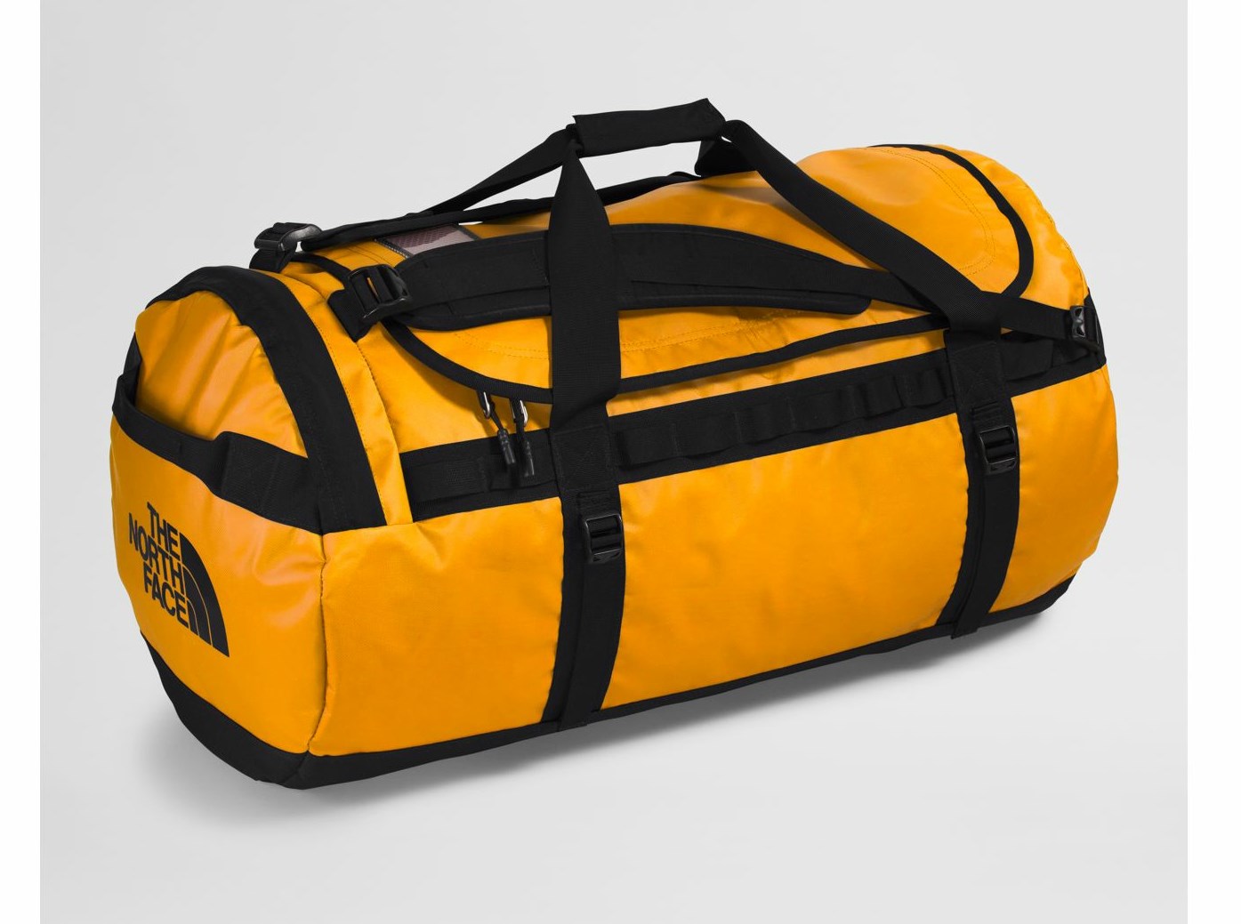 The North Face Base Camp Duffel L duffel bag 95 L Polyester Black  Yellow
