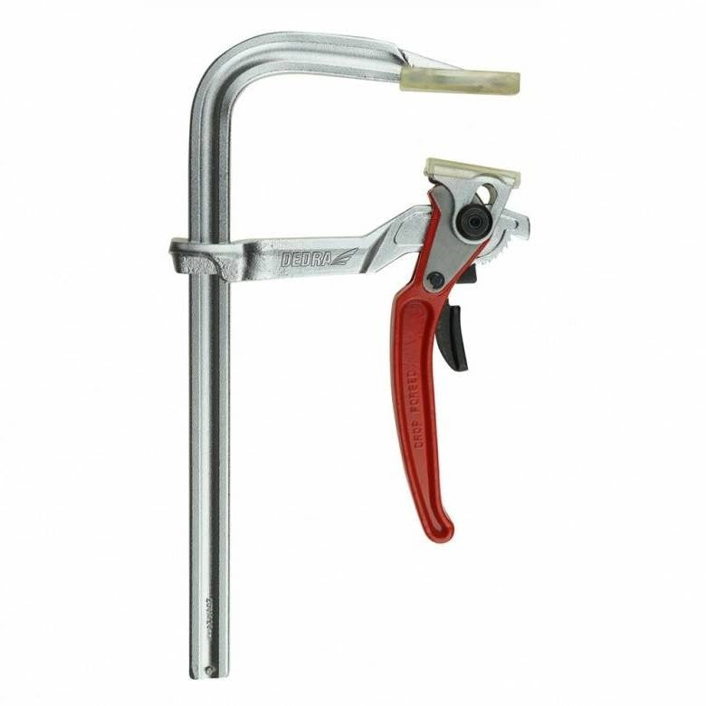 DEDRA F-Type Ratchet Clamp - 600x120mm for Woodworking