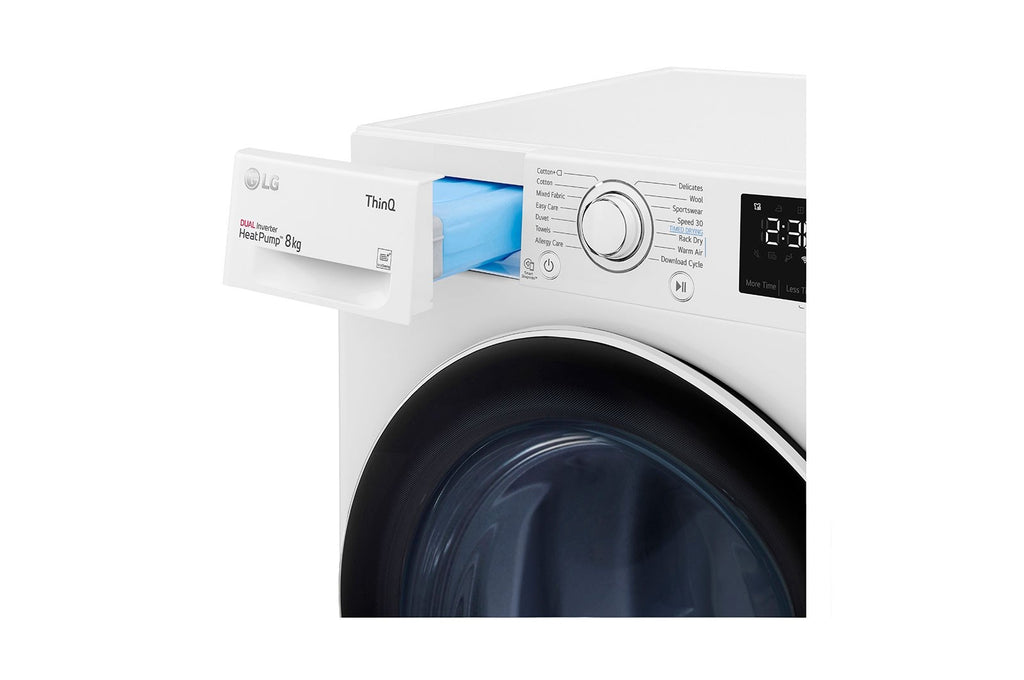 LG Tumble Dryer RH80V3AV6N 8 kg Capacity Freestanding Home Appliances