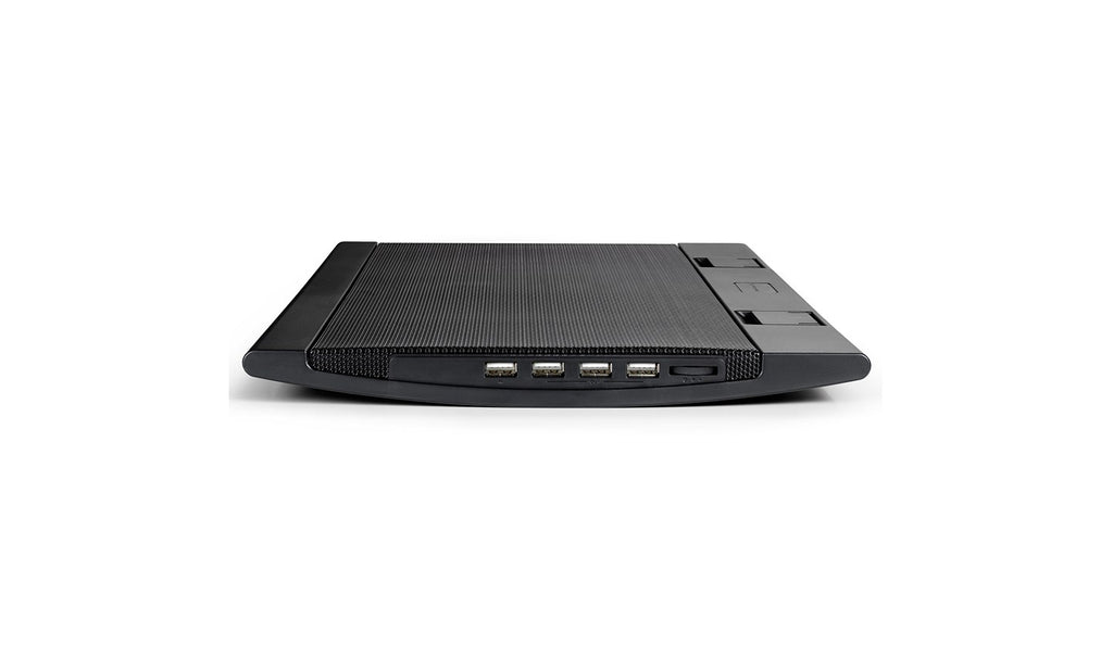 Deepcool Laptop-Kühler Wind Pal FS, schlank, portabel, hohe Leistung, zwei 140-mm-Lüfter, 2 xUSB-Hub, bis 17 "382x262x46mm (WINDPAL FS)