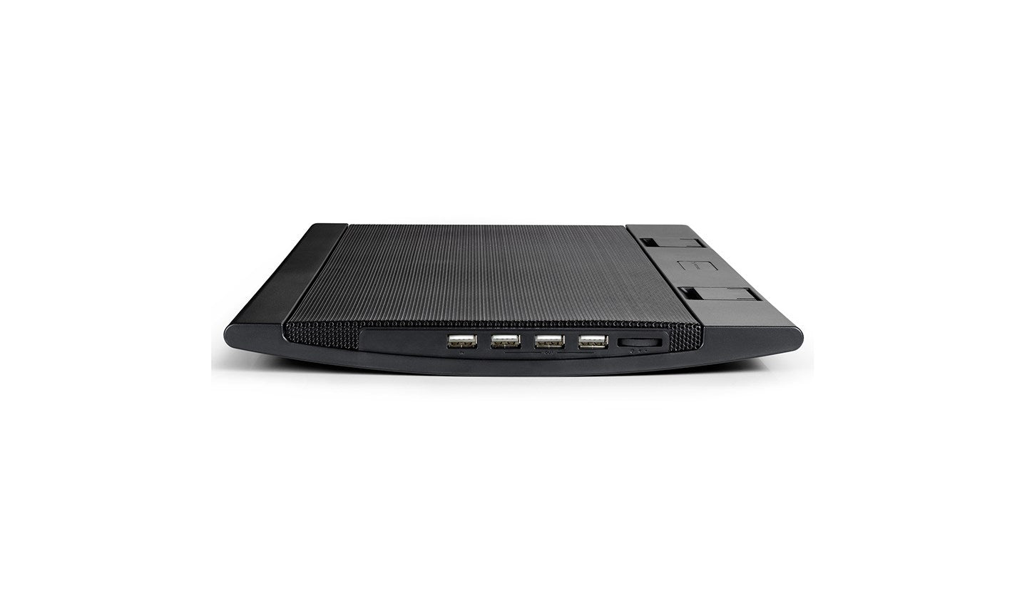 Deepcool Laptop-Kühler Wind Pal FS, schlank, portabel, hohe Leistung, zwei 140-mm-Lüfter, 2 xUSB-Hub, bis 17 "382x262x46mm (WINDPAL FS)