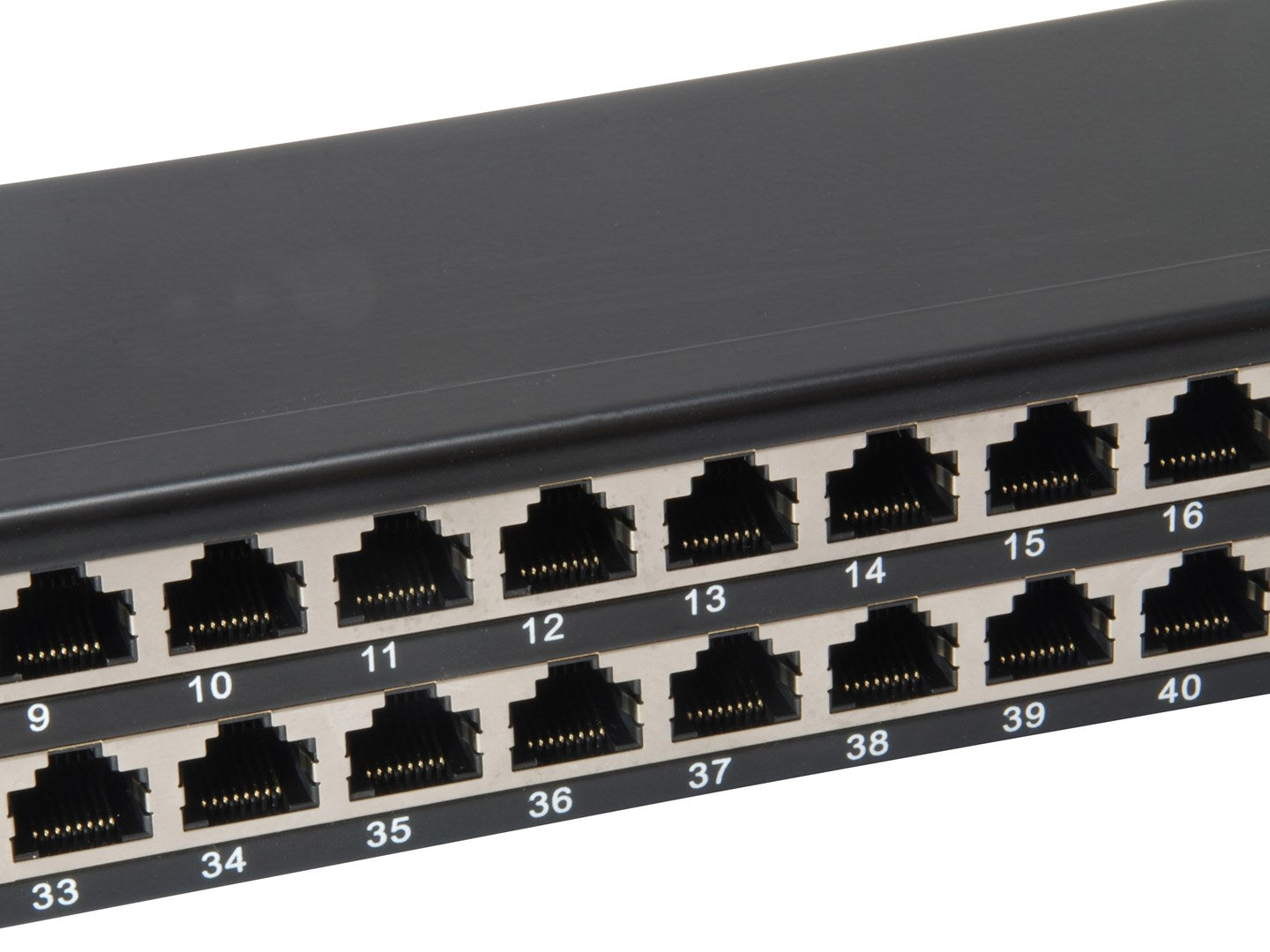equip Pro - Patch Panel - Rack Mountable - CAT 6 - STP - RJ-45 X 48 - Black - 1U - 48.3 cm