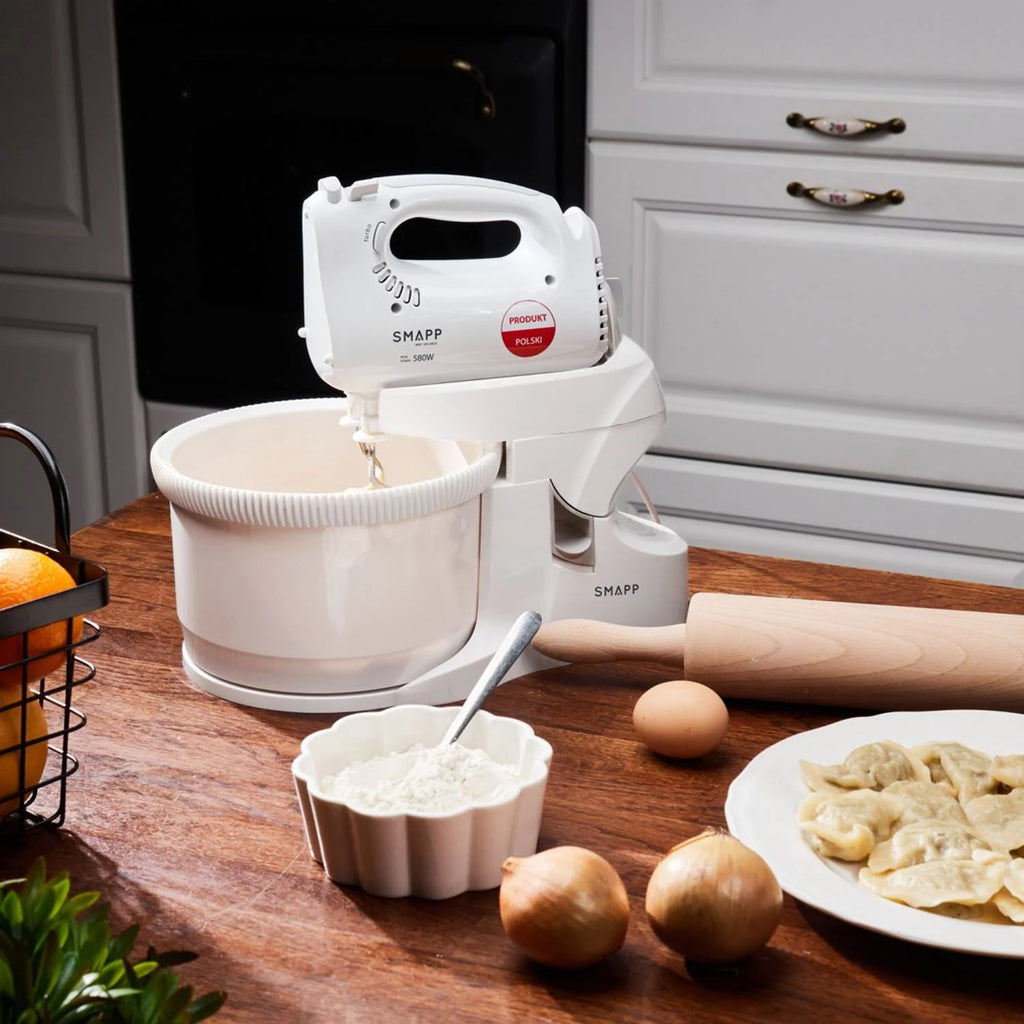 SMAPP Hand Mixer 580 W with 2 Bowls 451.66 White