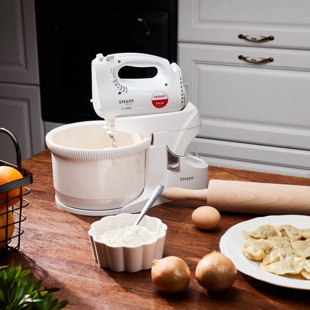 SMAPP Hand Mixer 580 W with 2 Bowls 451.66 White