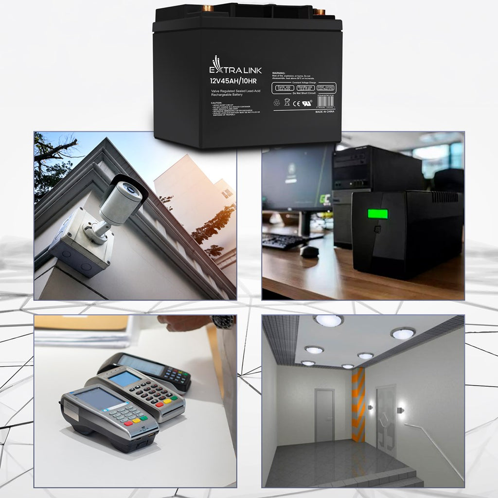 Extralink AGM Battery 12V 45Ah Maintenance-Free Model EX.18990