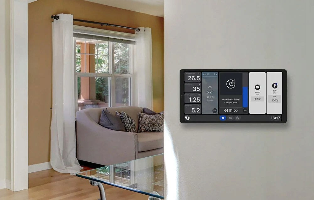 Shelly - Wall Display X2i Black - WLAN - Black (Shelly_WD_X2_b)