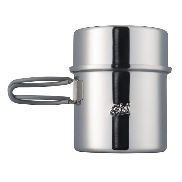 Esbit Stainless Steel Pot 1 L - Compact Cooking Pot with Lid