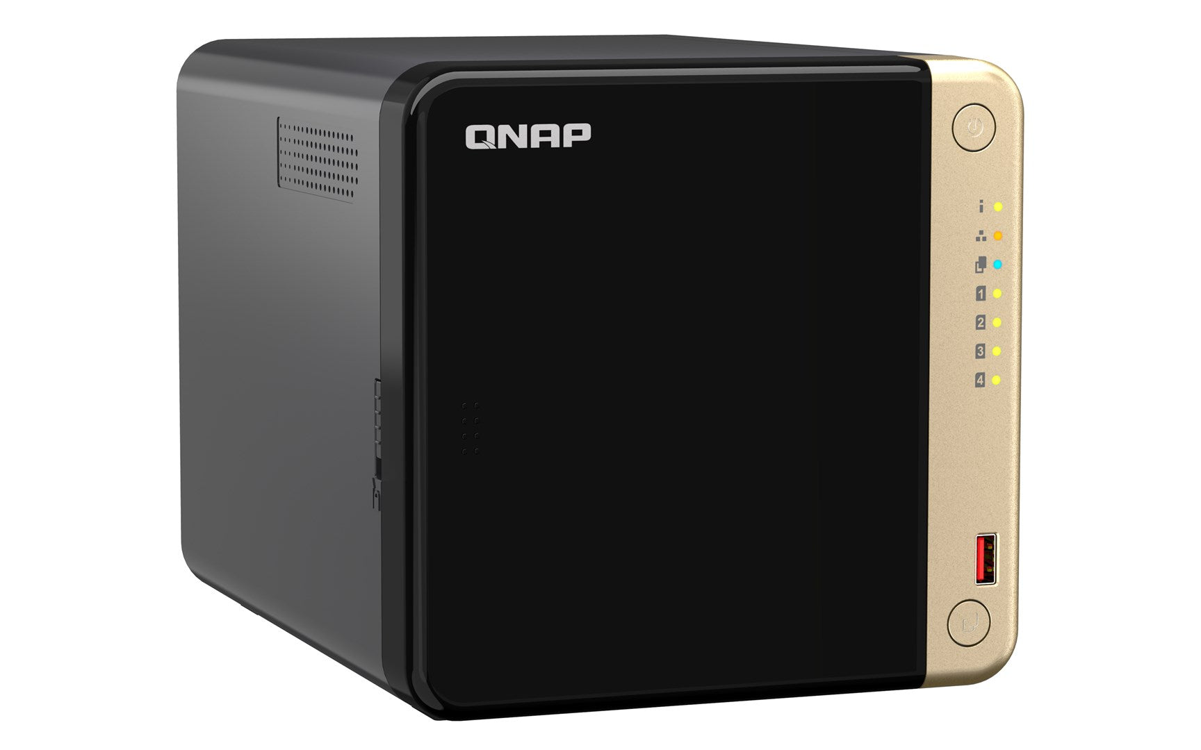 QNAP TS-464 - NAS Server - 4 Bays - SATA 6Gb/s - RAID 0,1, 5,6, 10, JBOD - 8 GB RAM