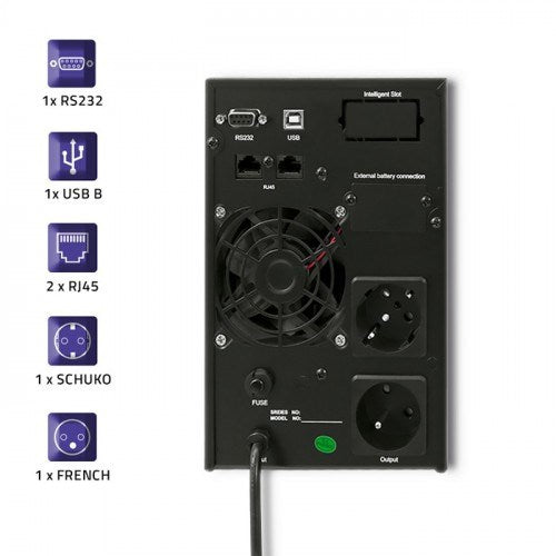 Qoltec UPS 800 Watt 1000 VA