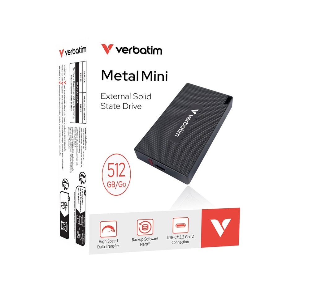 Verbatim Metal Mini SSD USB-C 3.Gen 2 - 32030