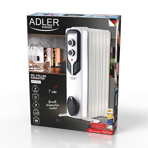 Adler AD 7815 Electric Space Heater 1500 W White