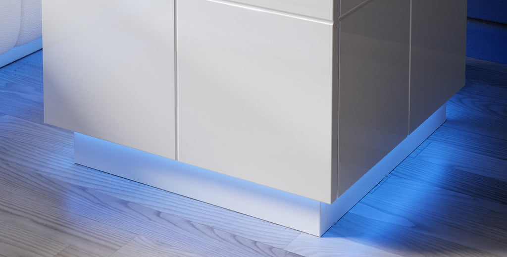 Cama REJA Bedside Table Light Blue Surface Mounted