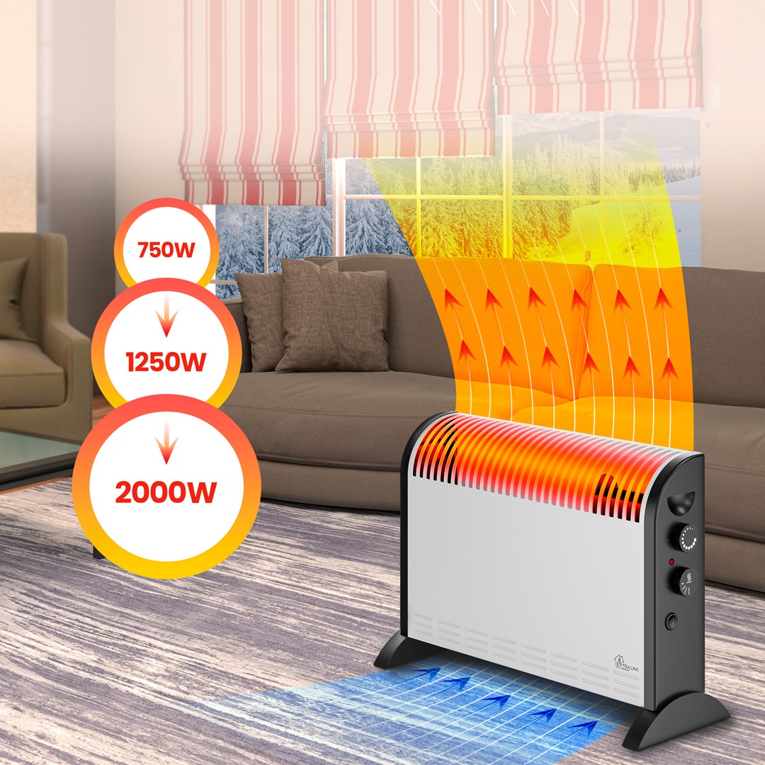 Extralink LCV-06 Convector Heater 2000W, 3 Modes | Model EX.30318