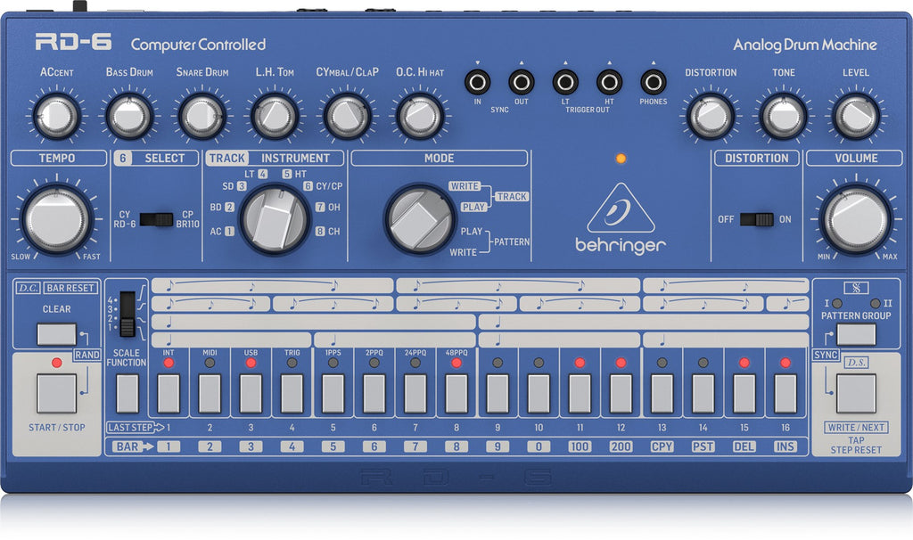 Behringer RD-6-BU Analog Drum Machine