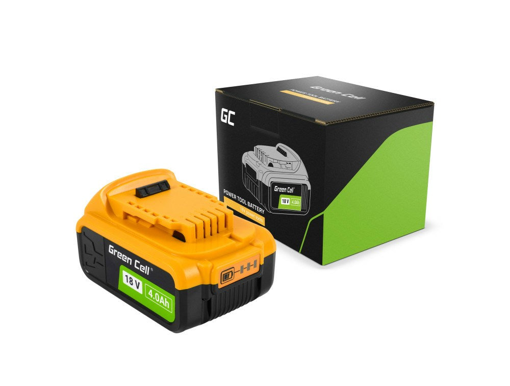 Green Cell Battery 18V 4Ah for DeWalt Tools PTDW18V4