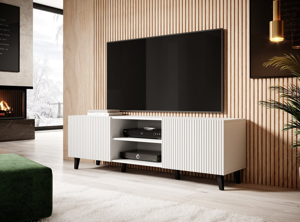 Cama RTV Cabinet PAFOS 150x42x52 White Matt