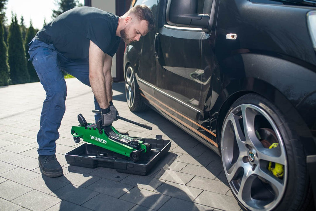 WUBER Low-Profile Car Jack 80–375 mm 2.5 t W22002 Hydraulic Jack 13 kg