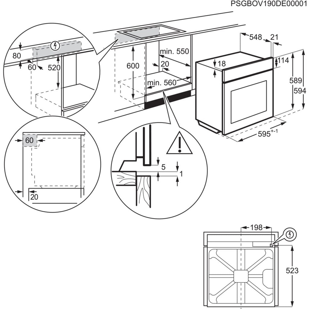 Electrolux Oven LOC9P3XZ