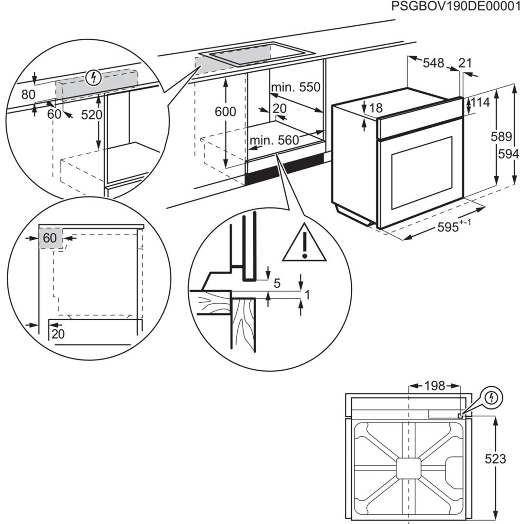Electrolux Oven LOC9P3XZ