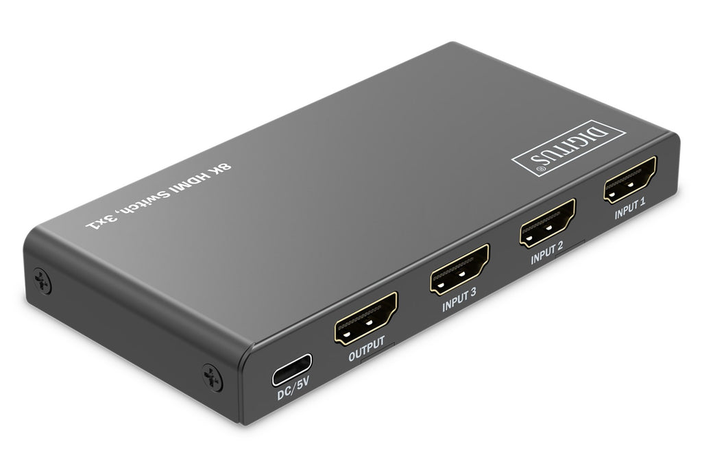 Digitus 8K HDMI Switch 3x1 with Remote Control