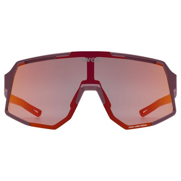 Uvex sequenze CV Multi-sport glasses Unisex Semi rimless Red