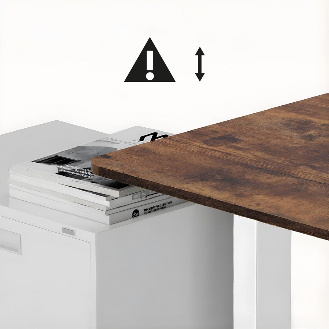 Ergo Office electric adjustable height desk  max height 1160mm  max - 80 kg  without top for standing and sitting work  white  ER-400 W