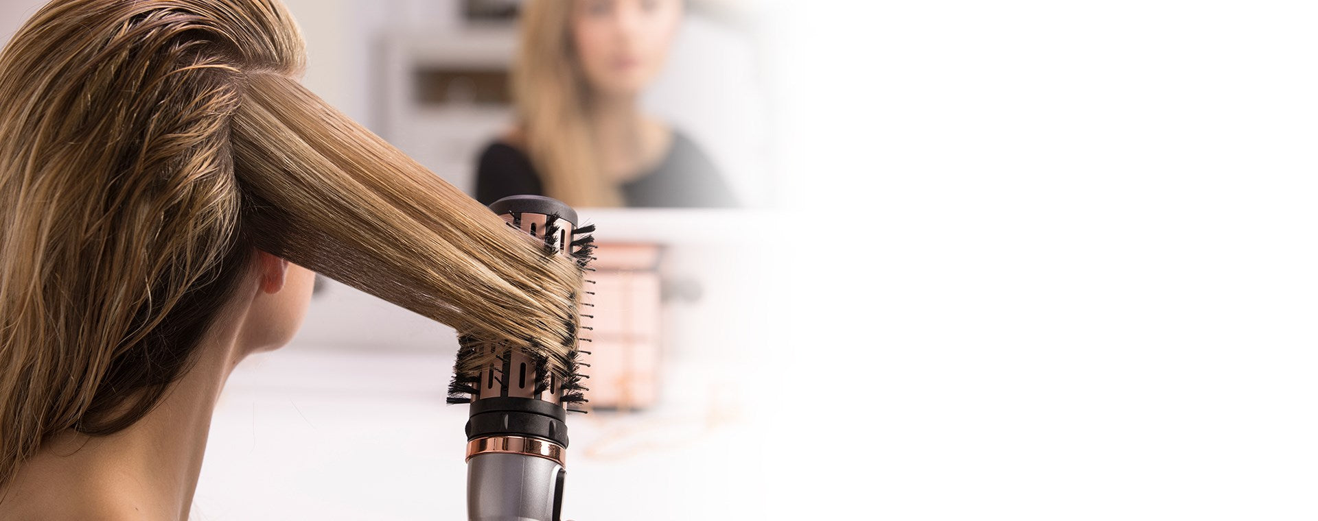Remington Hot Air Brush - AS8810 - Hair Styling Tool - 1000 W - Silver Black Gold