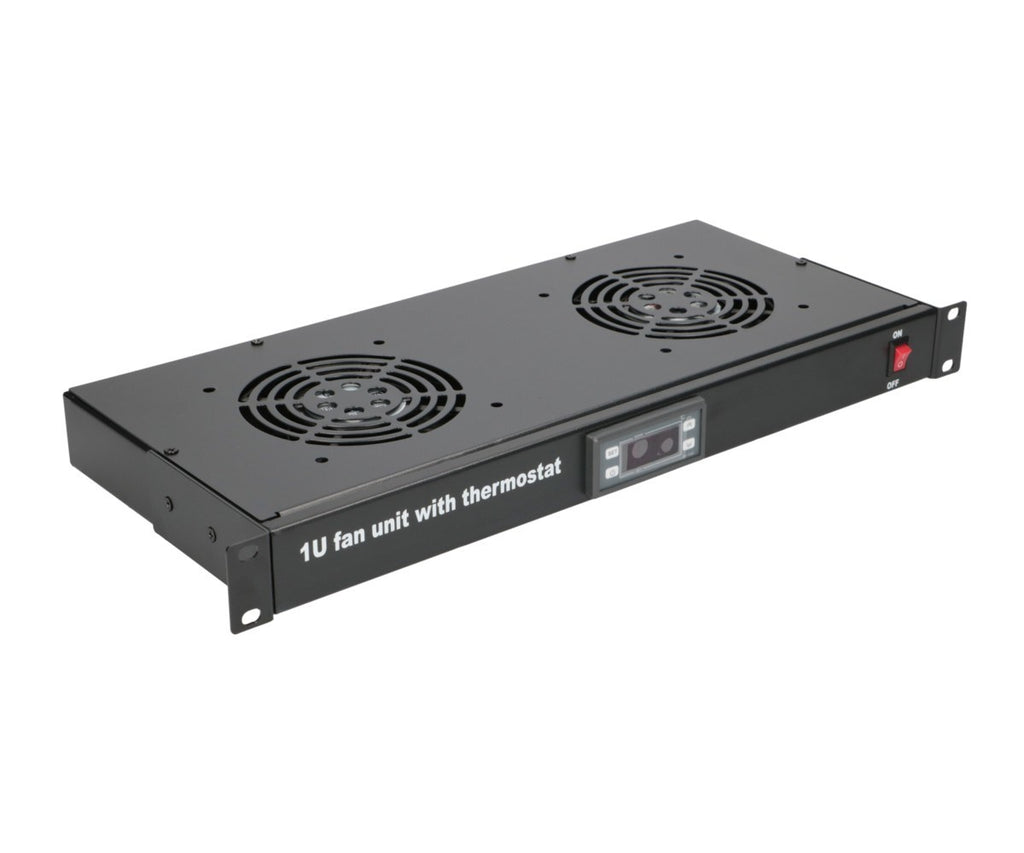 Extralink Fan Panel 19 2 Fans with Thermostat