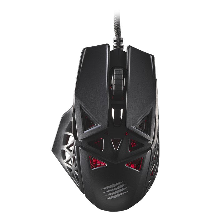 Mad Catz M.O.J.O. M1 Mouse 12000 DPI Wired for Right-Handed Gamers MM04DCINBL000-0