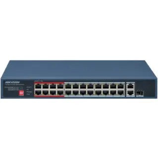 Hikvision 24 Port Fast Ethernet Unmanaged POE Switch Metal 1730912