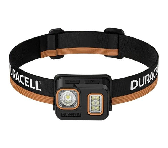 Duracell DH500R Headlamp Black 500 Lumens Compact Design