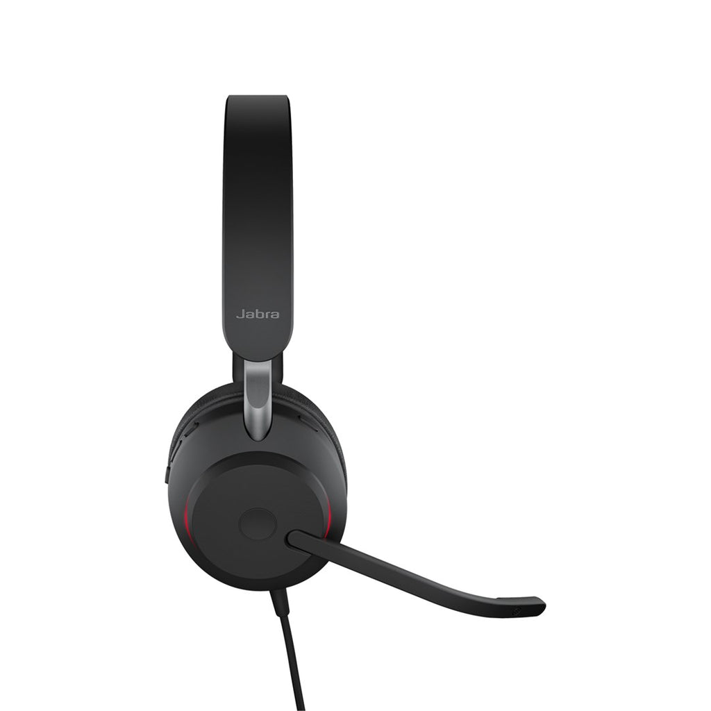 GN Jabra Evolve2 40 SE UC Stereo Headset - On-Ear - Wired - USB-A - Noise Isolating - Optimized for UC (24189-989-999)
