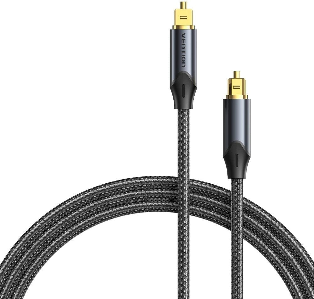 Vention optical audio cable  braided  10 m  BLACK